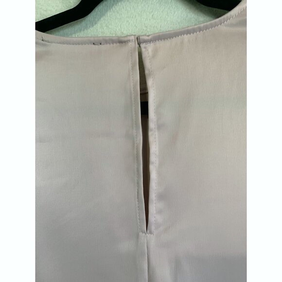 Lulus Dusty Pink Satin Top Size M Long Sleeves Quiet Luxury Romantic Soft Girl - Picture 6 of 10